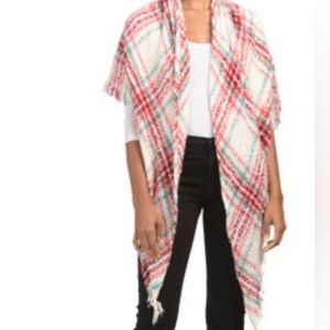 CAPPELLI NEW YORK soft plaid scarf (Colors vary). New with tags